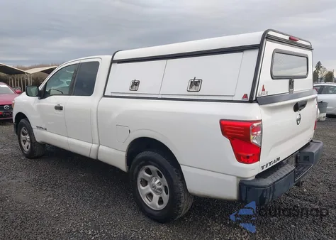 2019 Nissan Titan S z USA, uszkodzony, nr VIN 1N6AA1CJ9KN527310